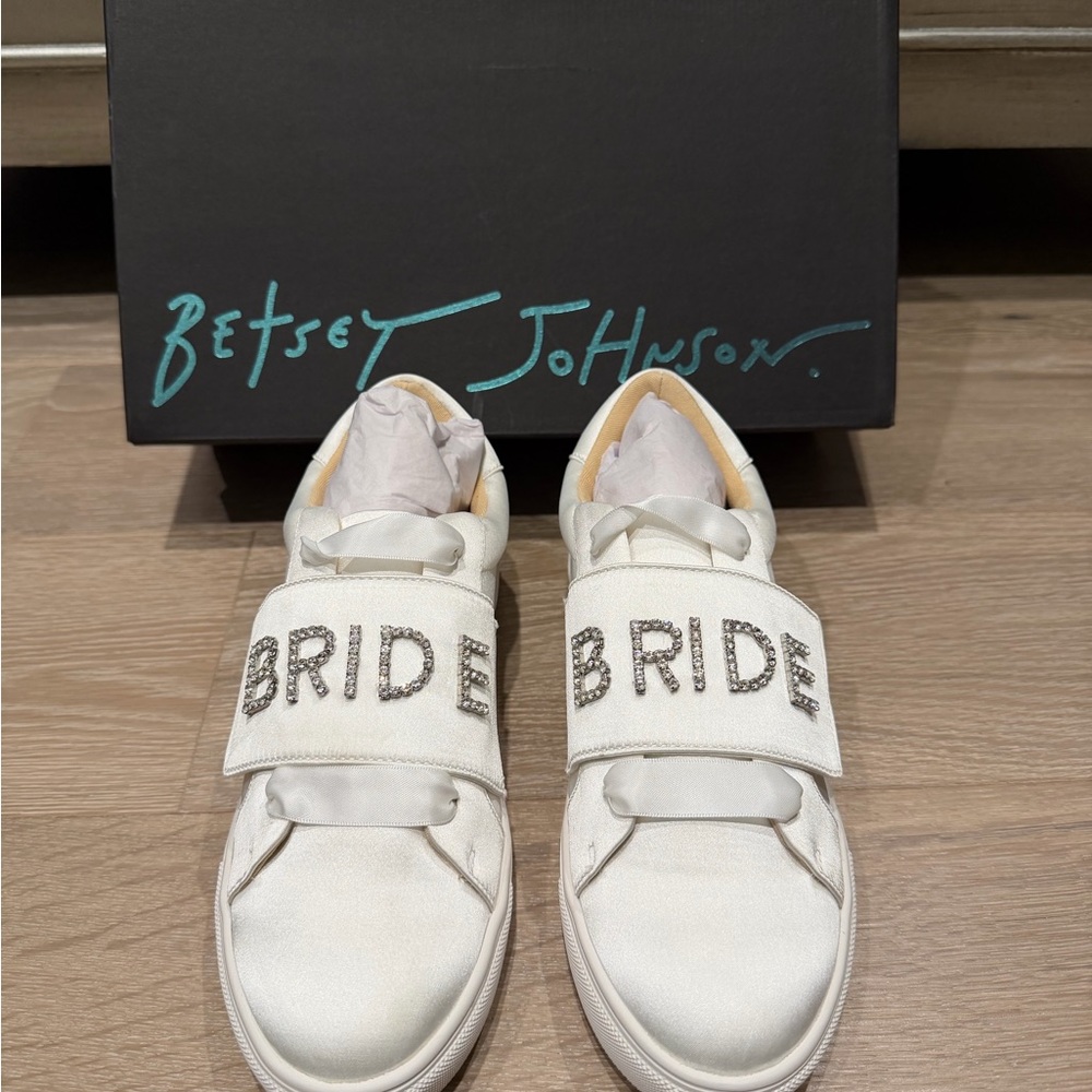 Betsey Johnson Sparkling Bride Sneakers